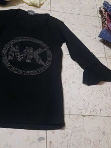 Black Long Sleeve Top