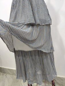 Tiered Midi Skirt