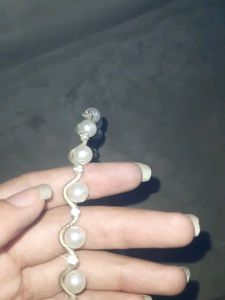 White Beads Hairband