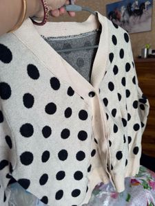 Polka Dot Cardigan
