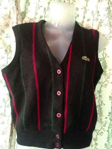 Unisex Lacoste Vintage Sweater Vest