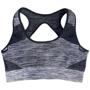 Black Sports Bra Top Girl Gym Workout