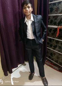 Black Coat Paint 13-14 Year Boy 👦