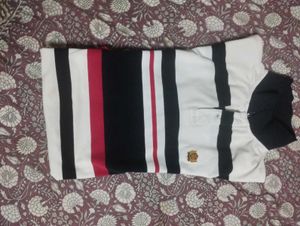 Striped White Shirt