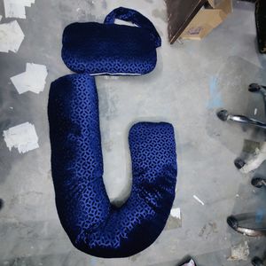 J Shape New Maternity Pillow with removable Cover