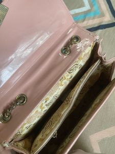 Pink Quilted Handbag