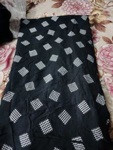 Black &amp; White Hijab Dupatta
