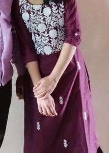 Elegant Embroidered Kurta