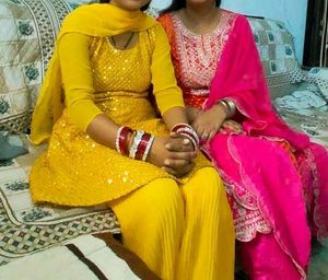 Yellow Sharara Suit