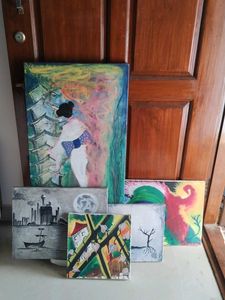 Canvas Painting For 5