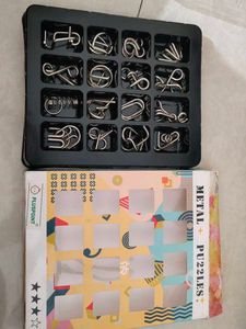 Metal Puzzle Set 16 Pcs