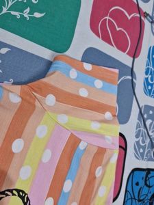Multicolour POLKA dot Top For Women