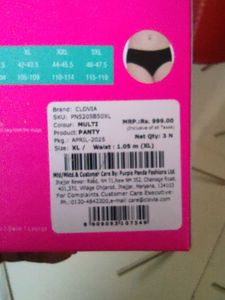 clovia Dark Teal Underwear