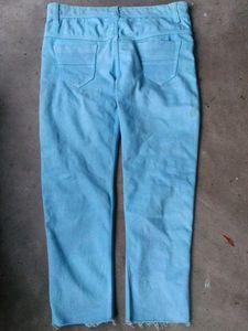 Distressed Light Blue Jeans
