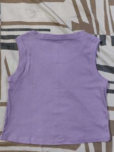 Lavender Sleevless Top