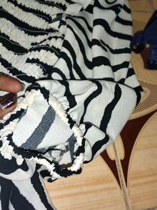 Zebra Print Long Sleeve Top