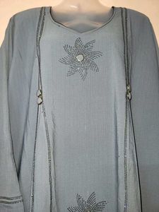 Elegant Grey abaya for women