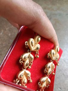 Elegant Gold-toned Earrings