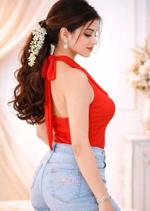 Red Halter Mini Dress