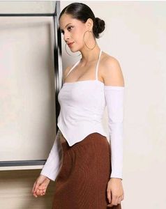 Stylish White Crop Top