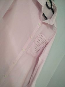 Baby Pink Button Down Shirt