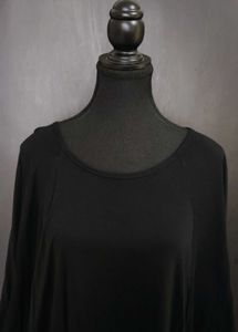 Black Dolman Sleeve Top