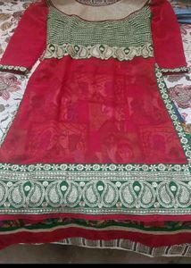 💃COMBO OF 4 WOMEN PARTY WEAR STRAIGHT KURTA SET