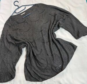🎁Buy1 Get1 Free Stylish Grey Knitted Top D
