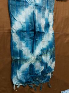 Blue Printed Kurta Set
