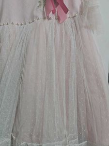 Pink Flower Girl Dress