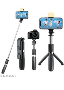 📸 4-in-1 Selfie Stick Tripod with Wireless Remote