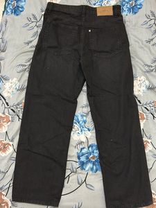 Wide Leg Black Jeans