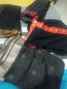 Elegant  black  Sarees
