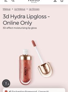 Kiko Milano 3D Hydra Lipgloss- shade 45