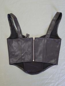 Black Embellished Corset Top | Brand Size - XS