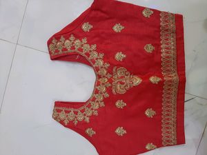 Saree With Heavy Blouse