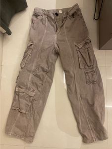 Unique Beige Cargo Pants