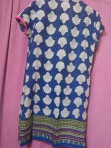 Blue Printed Kurti