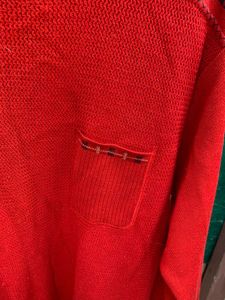 Braned High quality Red Knit Sweater