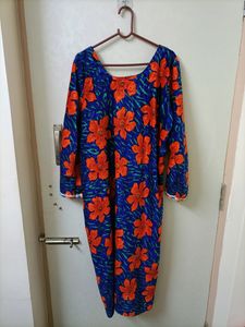 Velvet Flower Printed Kurta