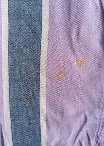 Striped Casual Half Shirt