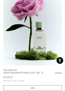 Zara Perfume lightly bloom