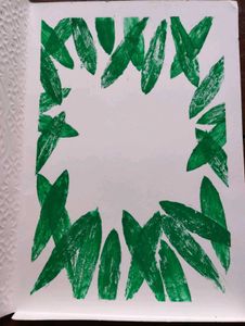 Leaf Art Customized Greeting