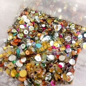 Mix Stone And Chamki Material Combo 130 gm
