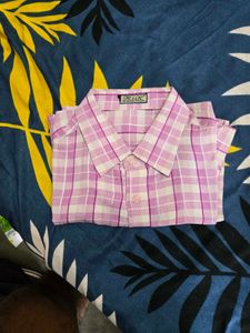 Men&#39;s Blue Checked Shirt