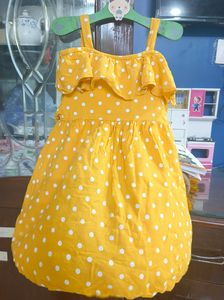 Mustard Colour Frock💛✨