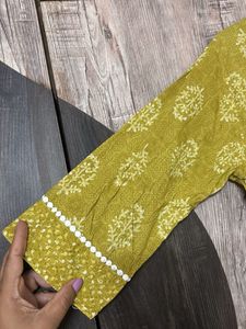 Yellow Kurti +pant