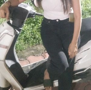 Black Balloon  Leg Denim Jeans
