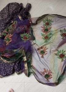 Saree With Blouse In Good Condition