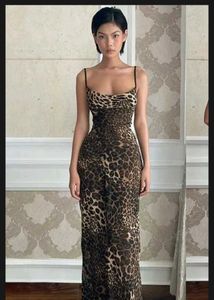 Leopard Print Maxi Dress